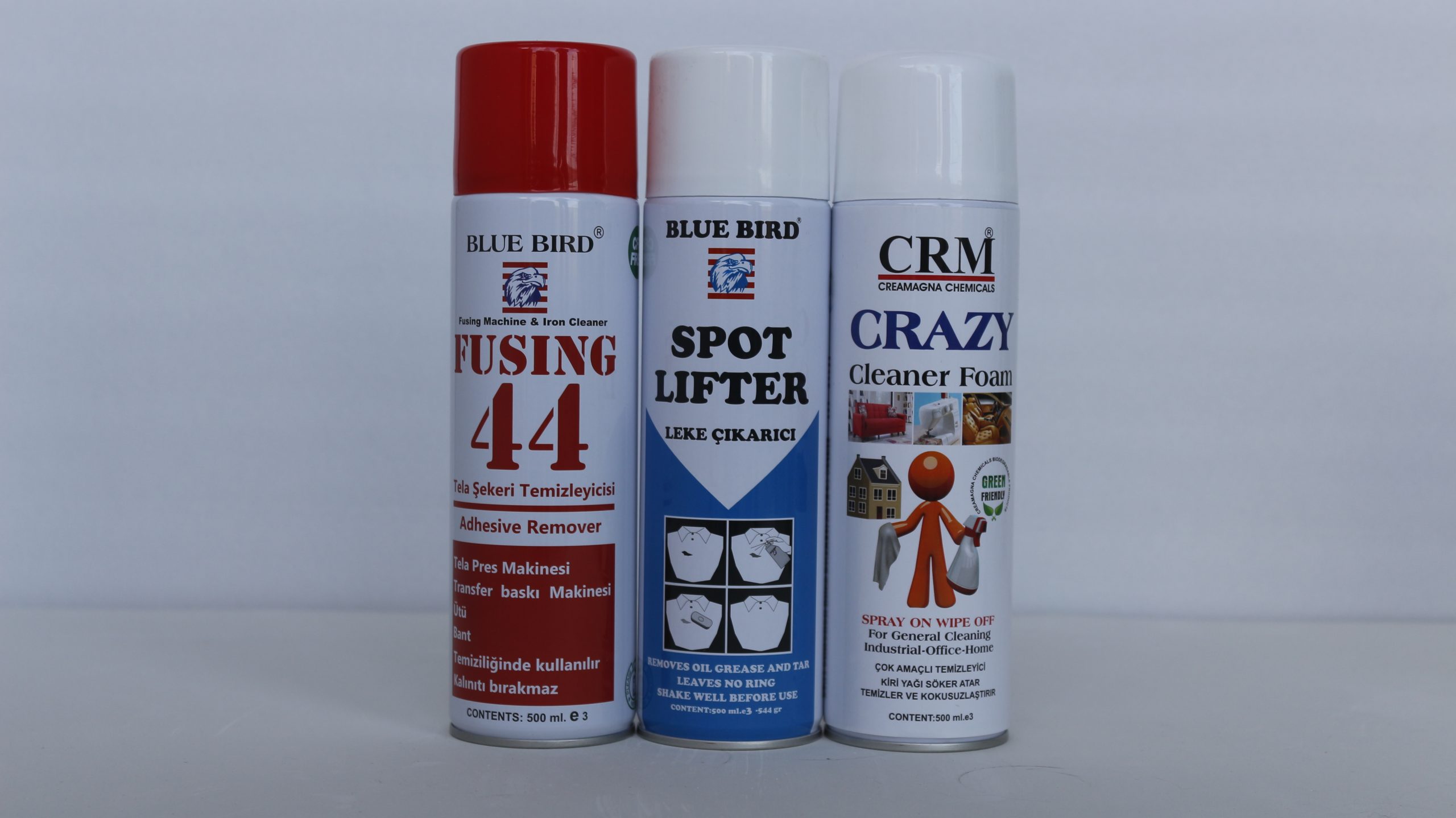 Tekstil ve Nakış Makinaları İçin Temizleyici , Yağlayıcı , Slikon Sprey Çeşitleri